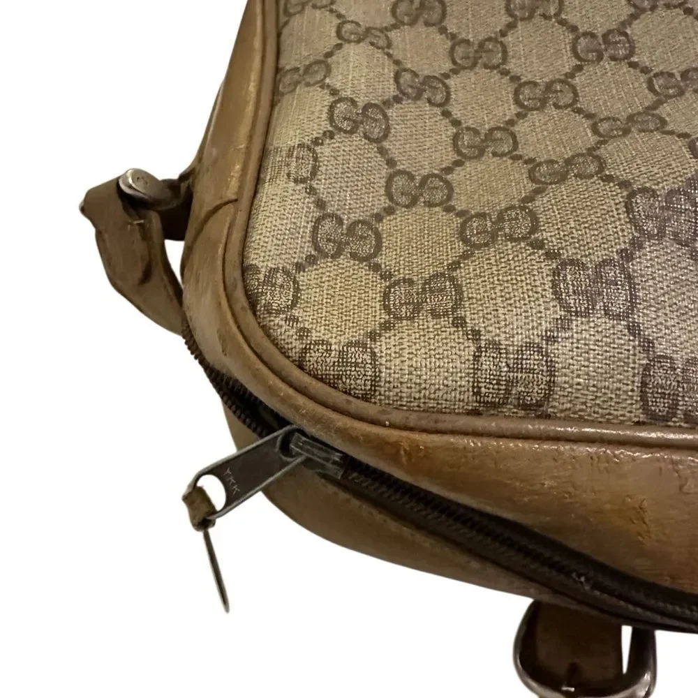 Gucci Beige and Brown Crossbody Bag
